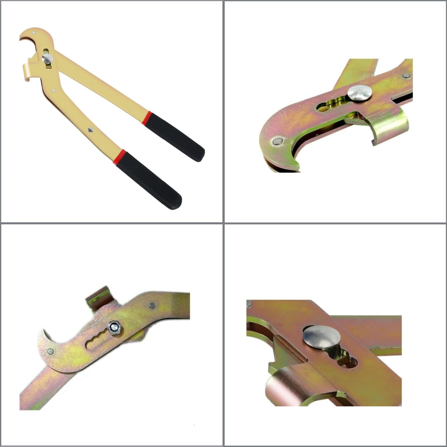 SLY-10500 14Inch Parking Brake Cable Coupler Removal Tool Pliers Fits for Vans SUV Dodge Ford GM Models Includes All Since The 80s (Not Fit Truckss)