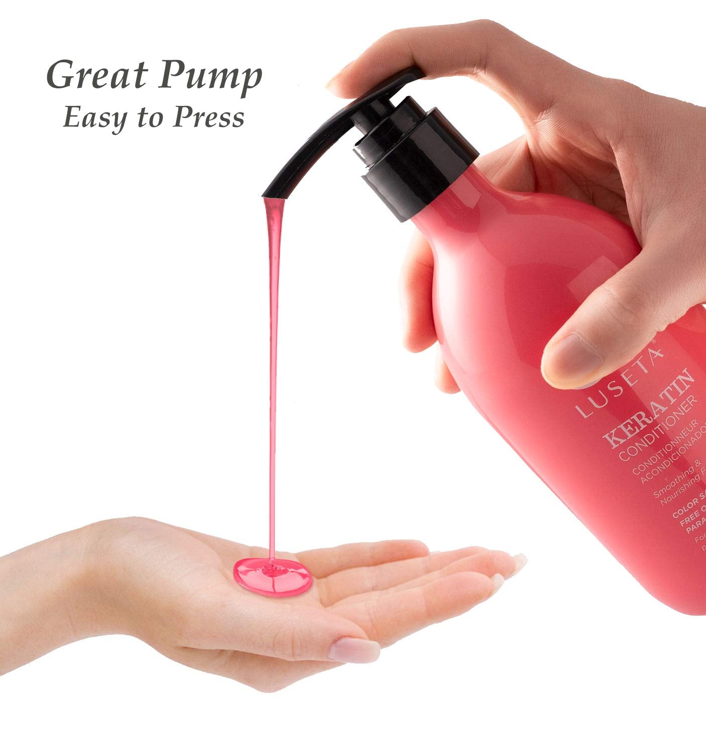 'Luseta Keratin Shampoo Smoothing & Nourishing Formula 33.8 Fl.