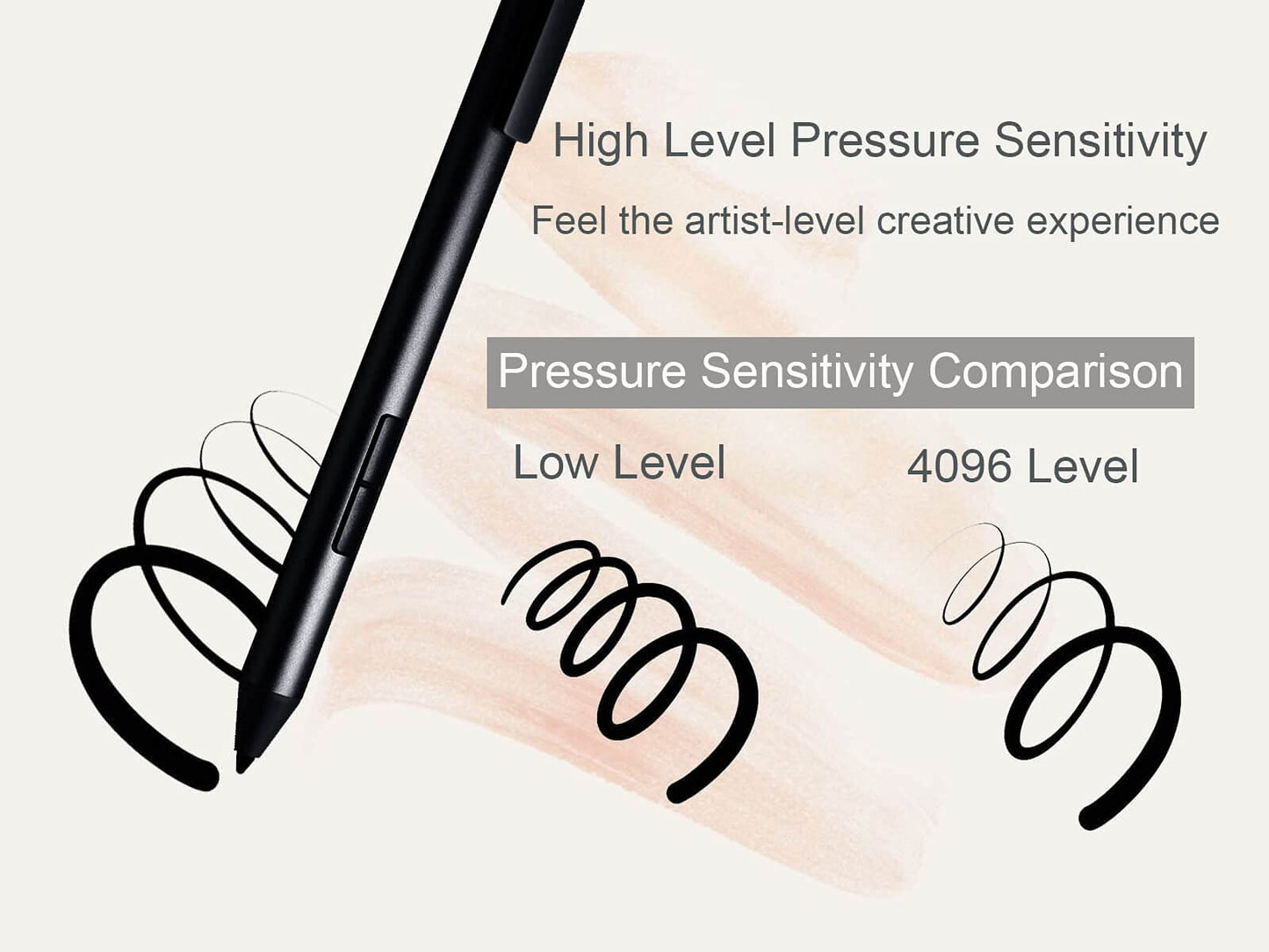 LAZARITE M Pen Black, Active Stylus for Microsoft Surface, Lenovo Flex 5/14, Yoga 7i/9i, Hp Envy x360/Pavilion x360/Spectre x360, 4096 Pressure Sensitivity, Palm Rejection, Tilt Support