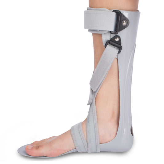 Afo Foot Drop Brace Splint Ankle Foot Orthosis Walking with Shoes or Sleeping for Stroke Hemiplegia (Medium-Right)