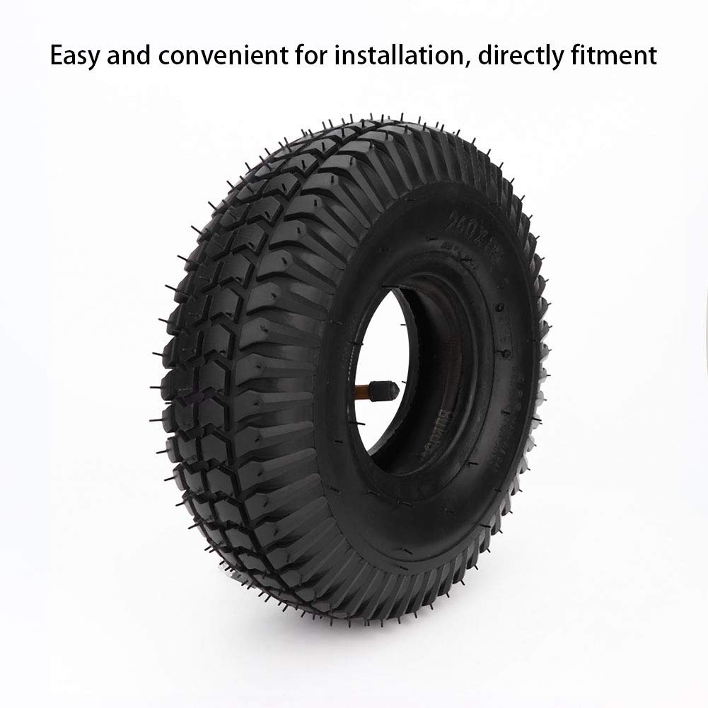 3.00 4 Tire Inner Tube, Wear Resistant Rubber Tier Wheelchair Mobility Scooter Tires 260X85 Tire and Inner Tube for Scooter Wheelchair
