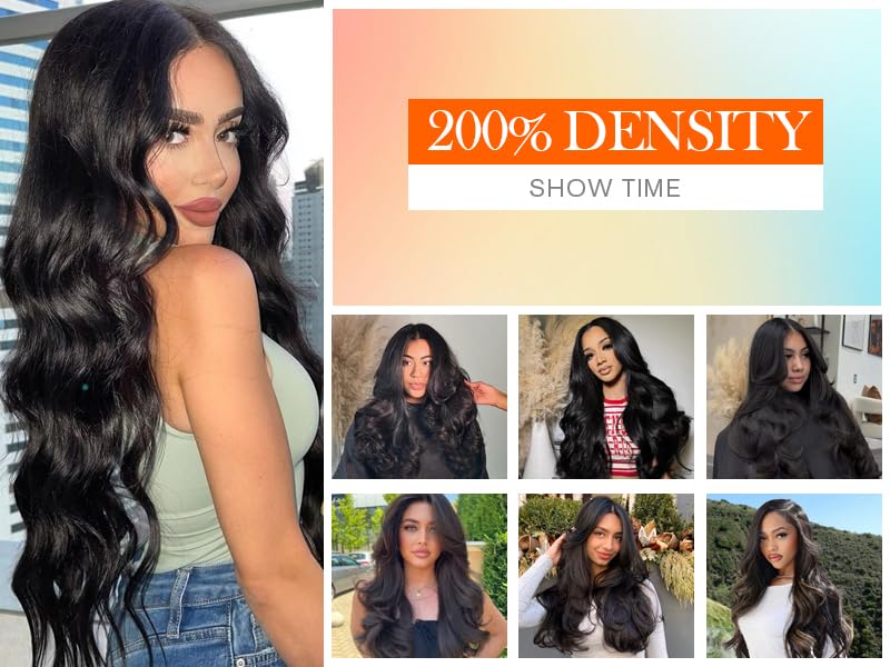 30 Inch Lace Front Wigs For Human Hair 13x4 HD Lace Frontl Human Hair Wigs Human Hair Wig 200% Density Glueless Wigs Human Hair Pre Plucked Human Hair