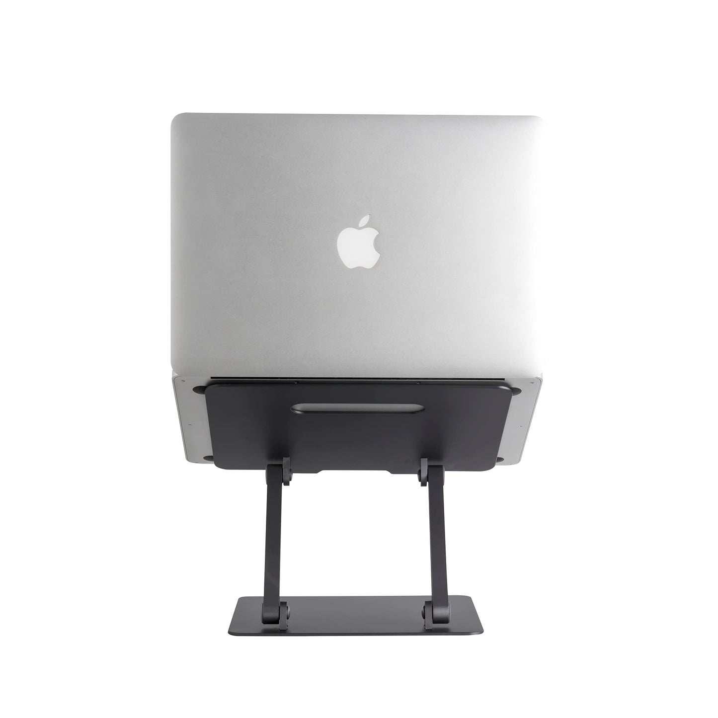 SHOPPINGALL Adjustable and Foldable Laptop Stand, Ergonomic and Portable Aluminum Laptop and Tablets Riser for Desk, Fits All Laptops and Notebooks and Tablets up to 17 Inch - SA-LS3-Black