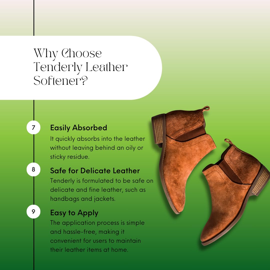 URAD Tenderly Leather Softner - Moisturize, Protect and Soften Any Type of Leather - 5 oz…