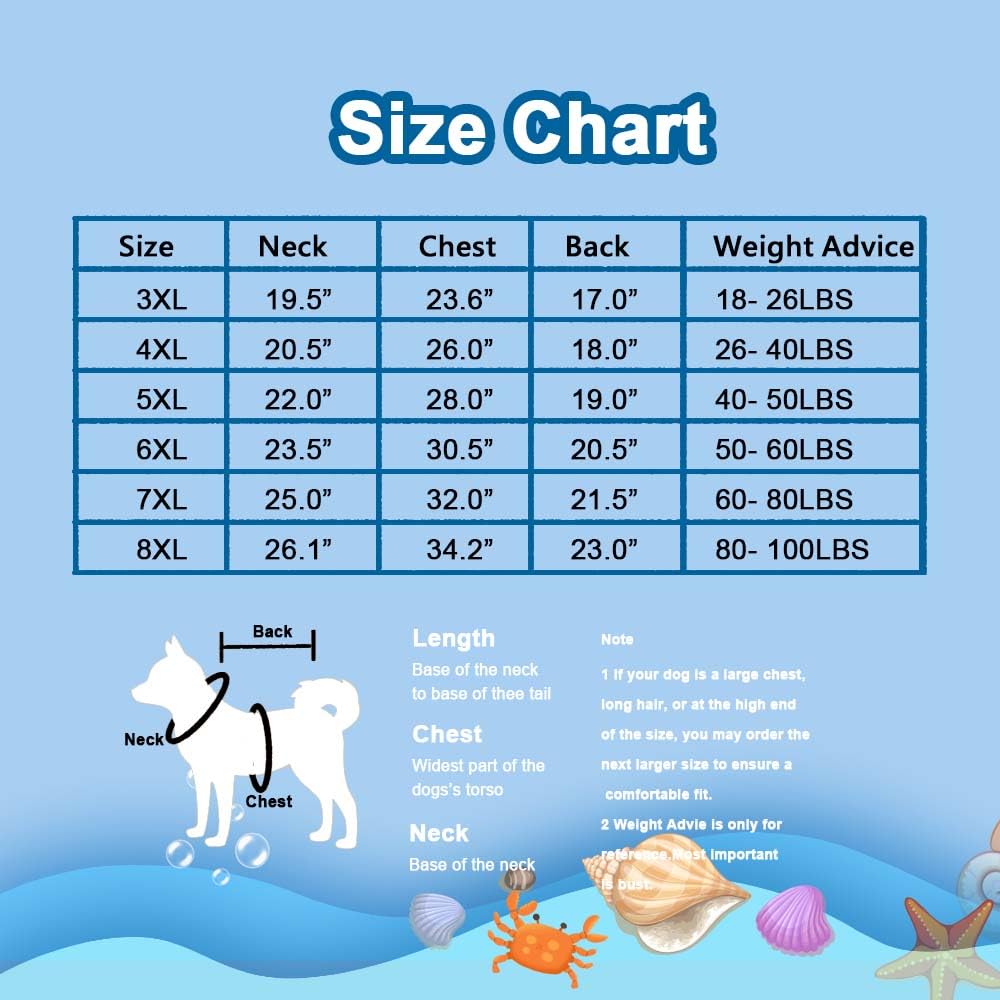 FLAdorepet Axolotl Dog Costume,Pet Halloween Animal Fish Costume Outfits for Medium Large Dogs,Winter Puppy Hoodie Pajamas Funny Clothes for Great Dane Labrador Bulldog,7XL