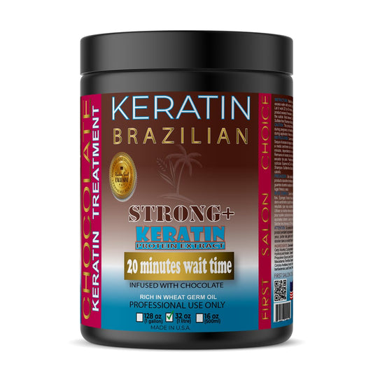 Brazilian Keratin Chocolate Strong+ 32 FL OZ Kachita Spell 1 Litre Black Edition Made in USA