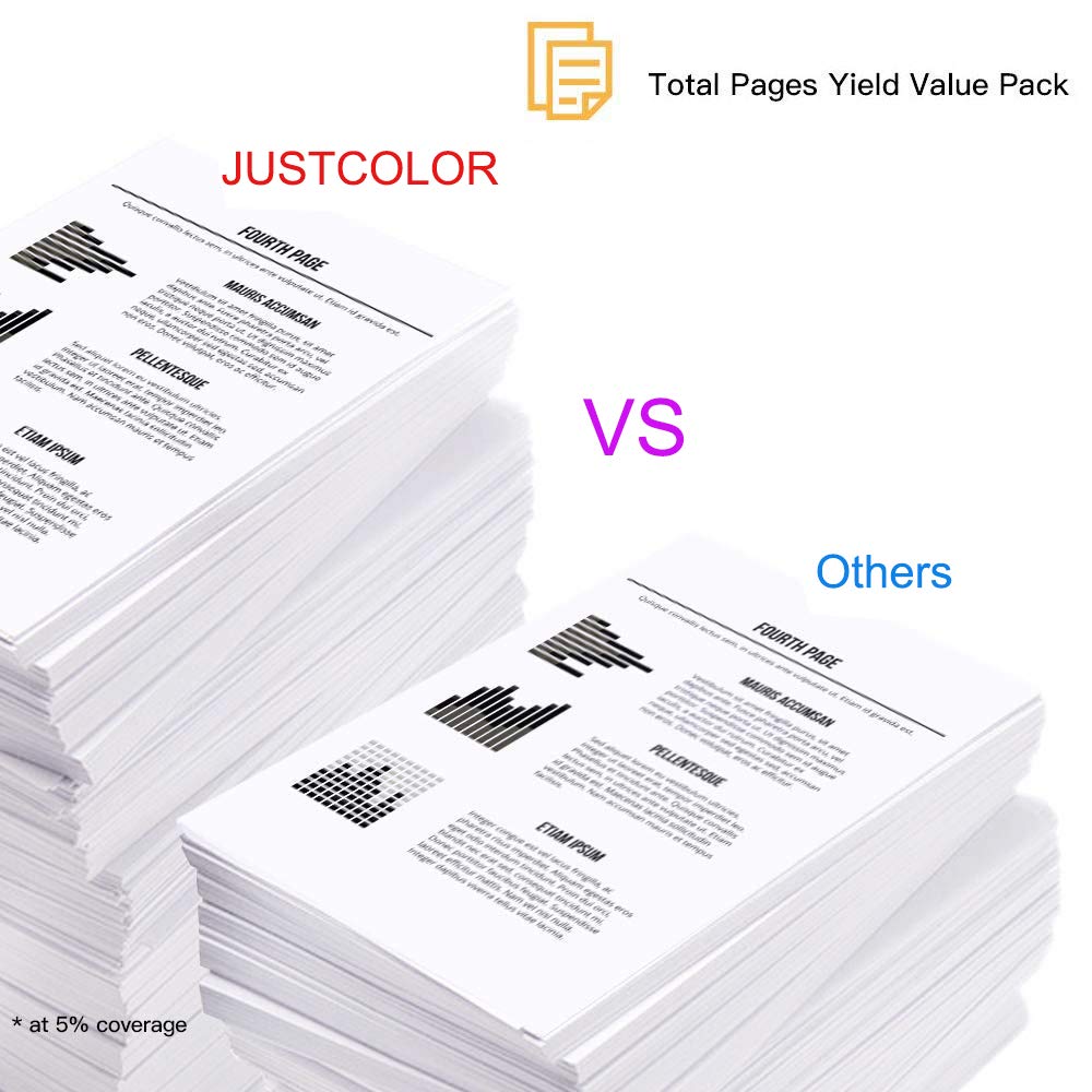 JUSTCOLOR Remanufactured Ink Cartridge Replacement for 220 XL 220XL T220XL to use with WF-2760 WF-2750 WF-2630 WF-2650 WF-2660 XP-320 XP-420 XP-424(4 Black, 2 Cyan, 2 Magenta, 2 Yellow) 10 Pack