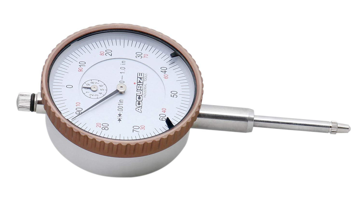 Accusize Industrial Tools 0-1'' by 0.001'' Dial Indicators, P900-S102