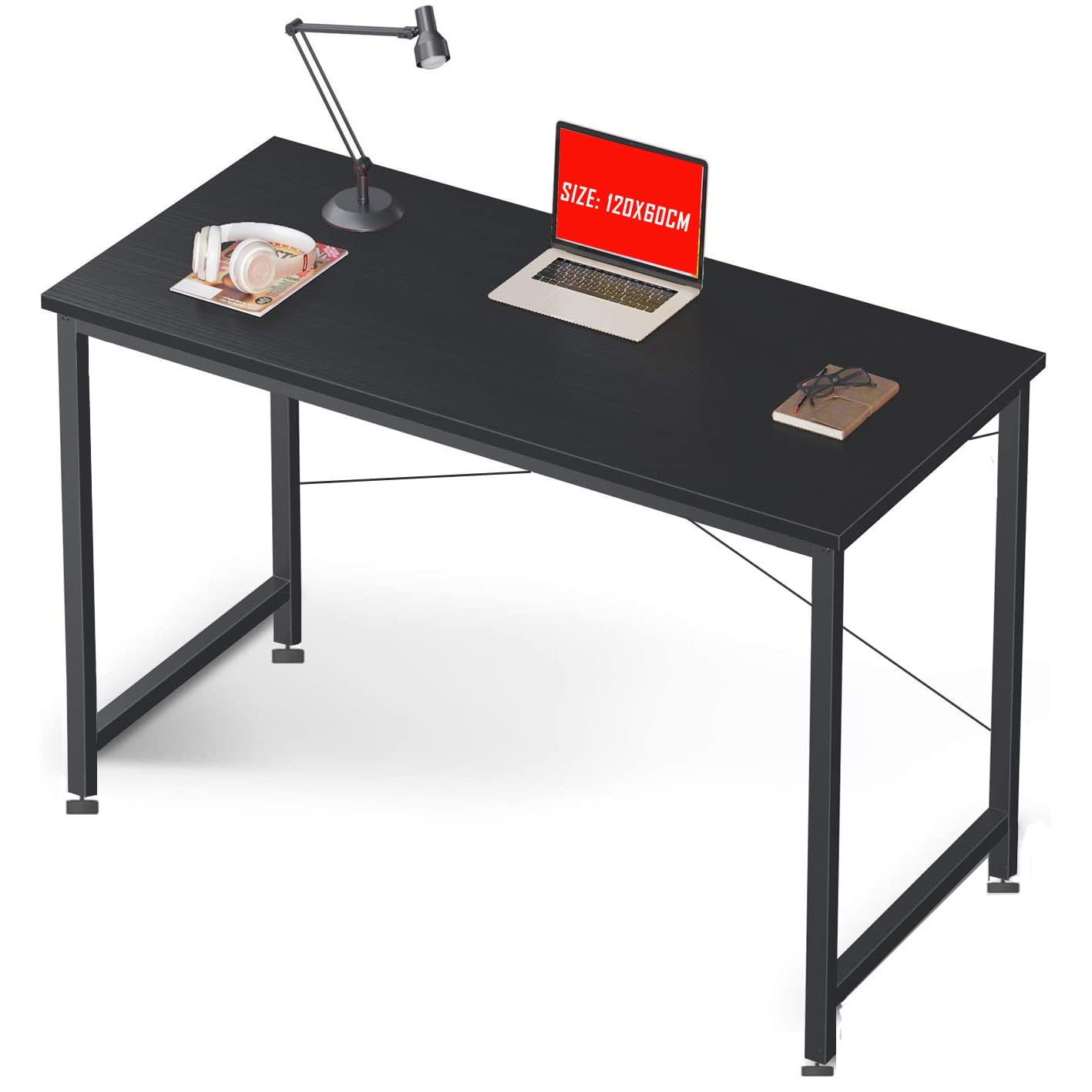 Duramex (TM) Study Computer Desk Table 31.4 inches 80cm Long 20" 50cm Wide Large Table Workstation for Home Office 80 x 50 CM / 31.4" x 20" Black