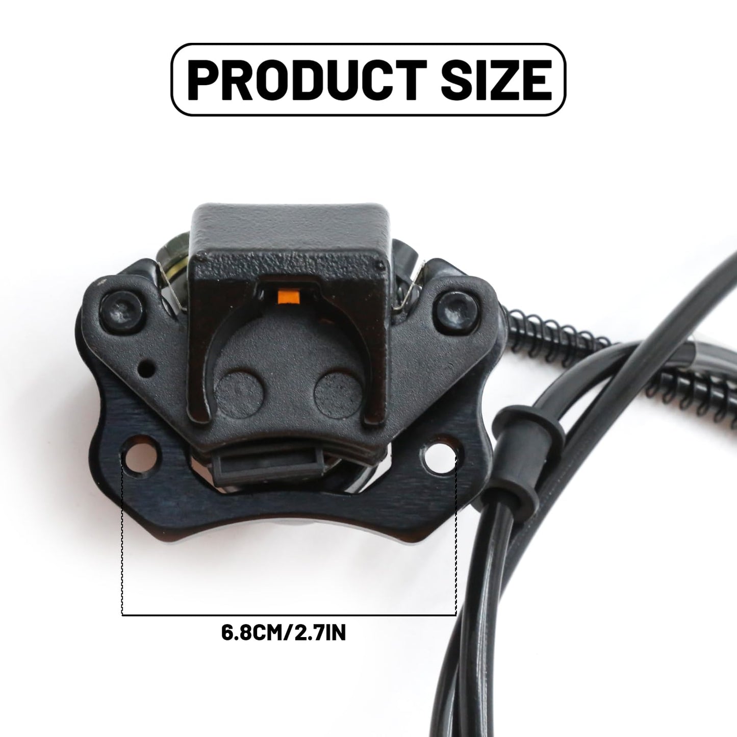 CADUFUELLY Rear Hydraulic Brake Master Cylinder Caliper, Disc Brake Master Cylinder Caliper Replacement for Chinese ATV Quad from 50cc to 250cc, Replacement for TaoTao Replacement for Kazuma