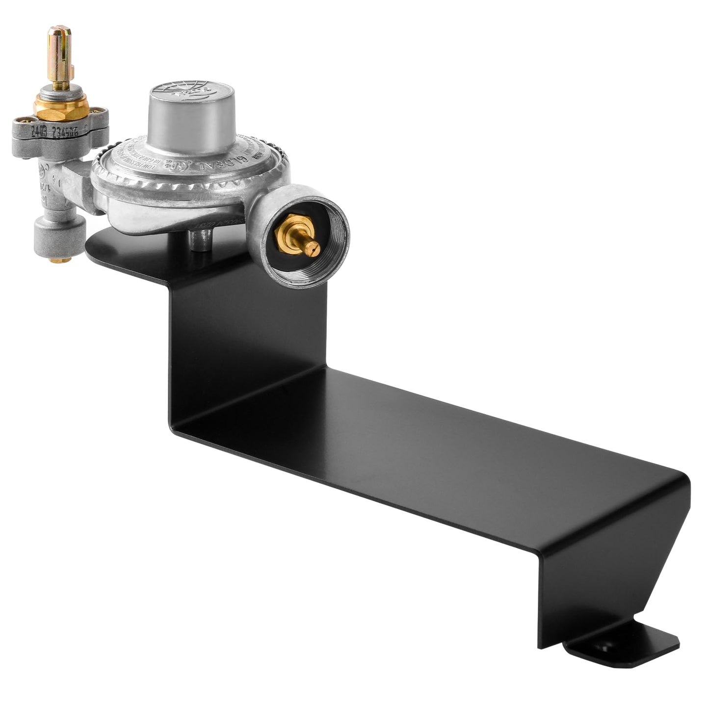 Bbcuepro 80476 Gas Grill Valve Regulator Assembly for Weber Q200 Q220 Series Grills - Grill Valve Regulator Replacement for 396001 396002 566001 566002 566801 Gas Grills