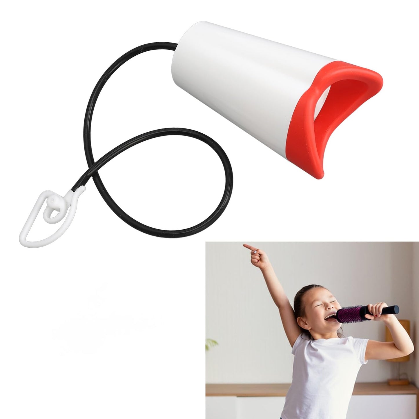 Vocal Dampener for Singing Practice, Performers, Stress Relief, Vocal Steamer for Singers, Soundproof Home Learning Dome Singing Straw, Waterproof and Easy to Clean