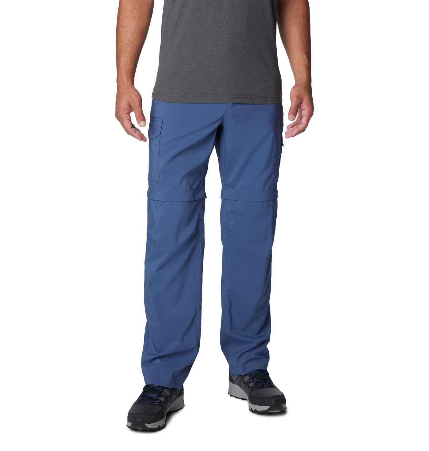 Columbia Men's Silver Ridge Utility Convertible Pant, Dark Mountain, 40 x 30