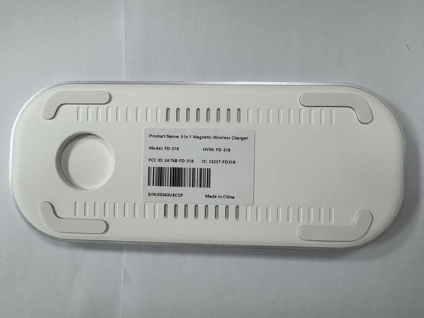 3 in 1 Fast Wireless Charger Stand for iPhone, Foldable Travel Charging Station for Magsafe for iPhone 17/Air/16/15/14/13/12 Series, Apple Watch Series, AirPods pro/2/3/4, Gifts for Women Men (Silver)