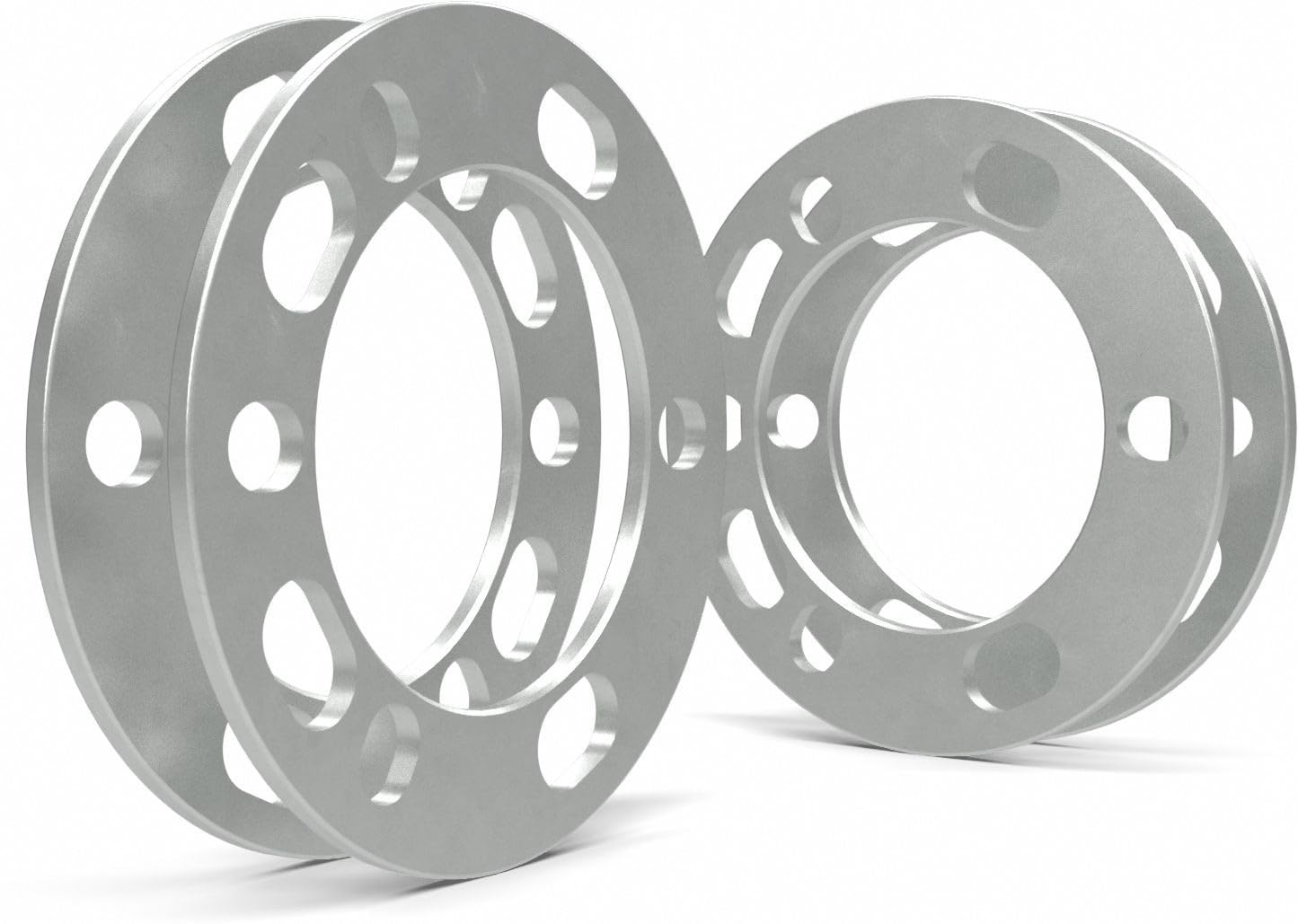 Wheel Accessories Parts 4 Pcs Die Cast Wheel Spacers 6mm 1/4" Thick Fits bolt patterns 5x135mm 5x139.70mm 5x5.5 6x135mm 6x139.7mm 6x5.5 Compatible with Ford F-150 ｜ Chevy Silverado 1500 ｜ RAM 1500