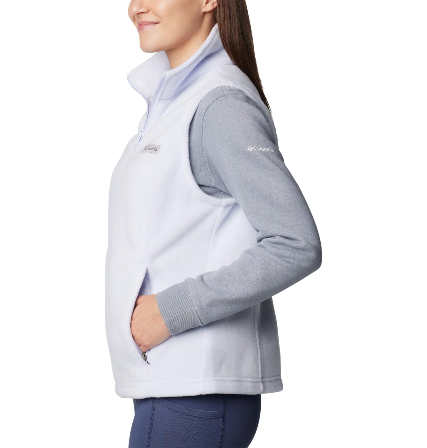 Columbia Women's Benton Springs Vest, Snowdrift, X-Large