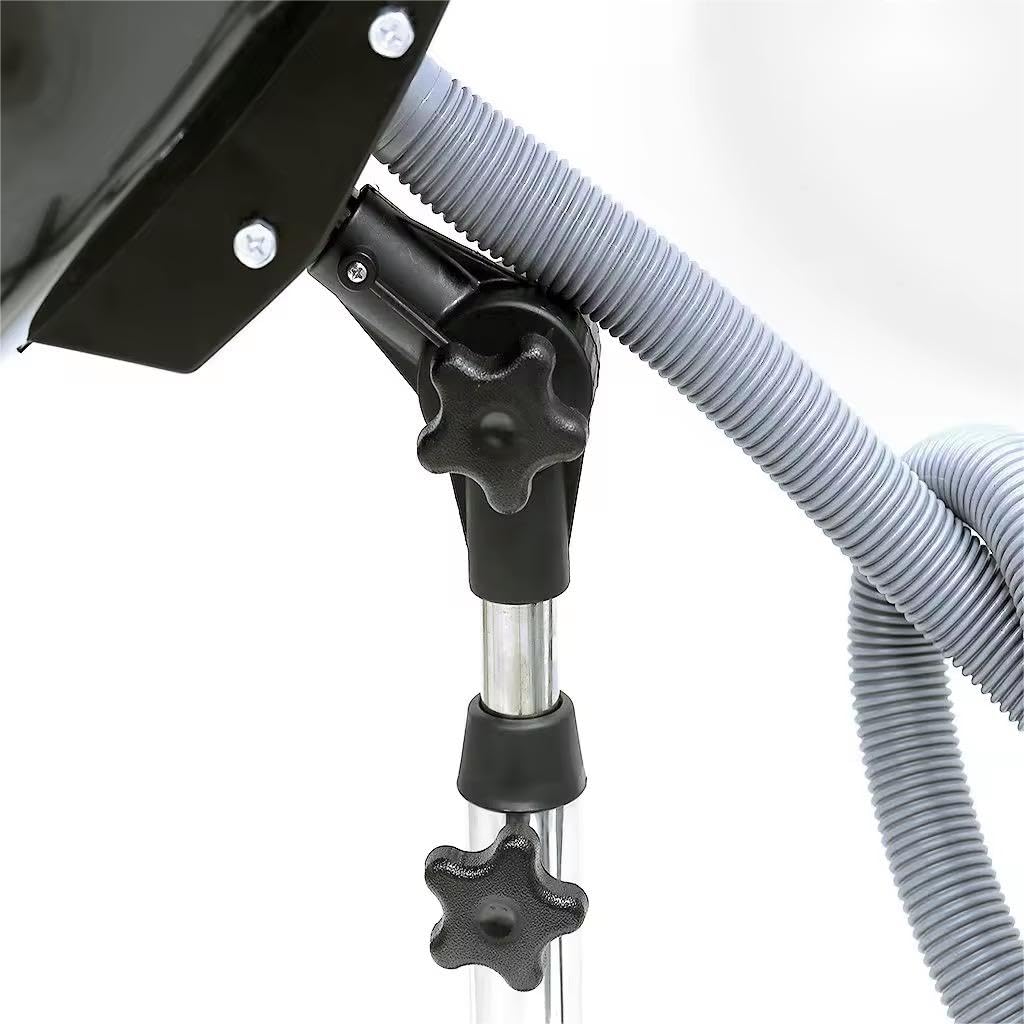 AmmyWay Portable Hair Washing Basin Portable Shampoo Bowl for Handicap & Disabled, Seniors, Hairstylist and Home Services, wash Unit Bowl with Chrome Steel Structure, Durable & Convenient 22 L