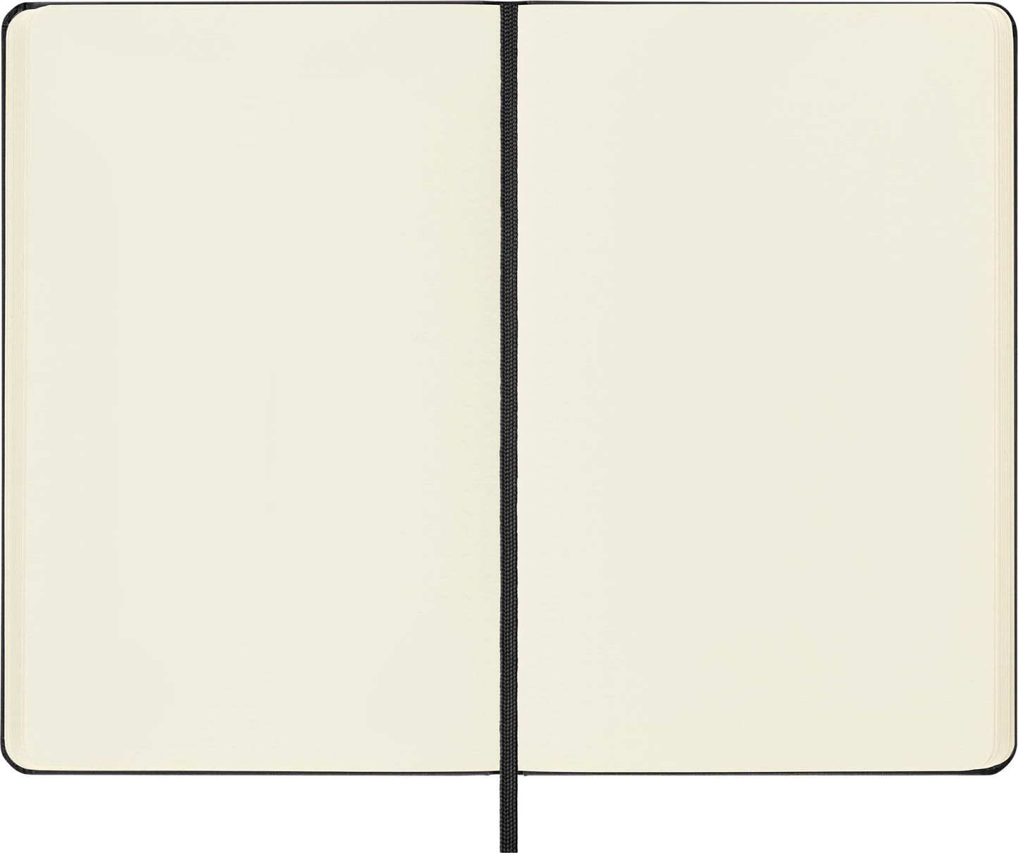 Moleskine Notebook, Medium, Plain, Black, Hard Cover (4.5 x 7)