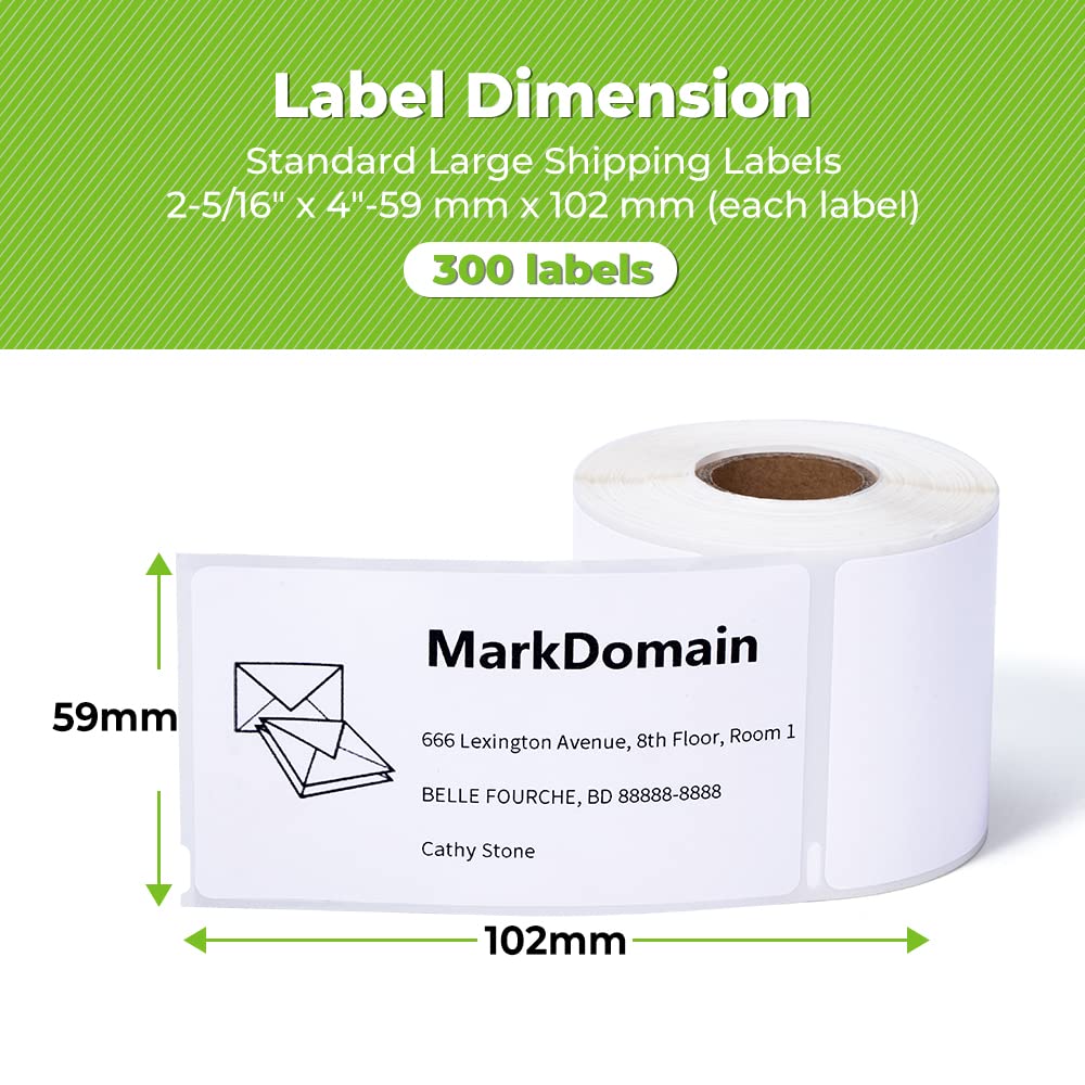 Compatible DYMO 30256 Shipping Labels 2-5/16" x 4" Address Barcode Stickers