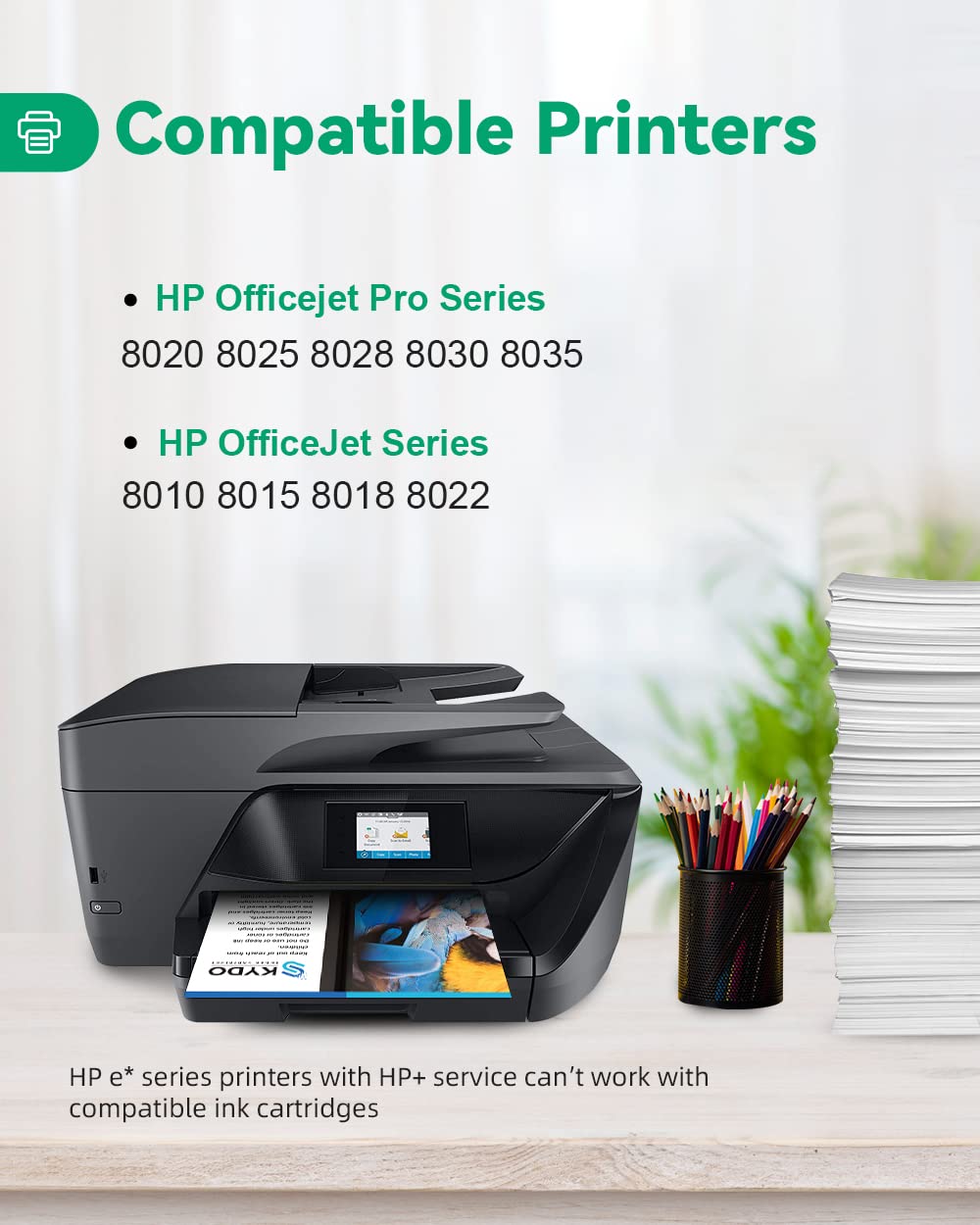 910XL Ink Cartridges Combo Pack [ Latest CHIP ] 8022 Ink Compatible Replacement for HP 910XL 910 XL Use with HP Officejet Pro 8010 Ink, Pro 8020 8025 8030 Printer (Black and Color, 4 Pack)