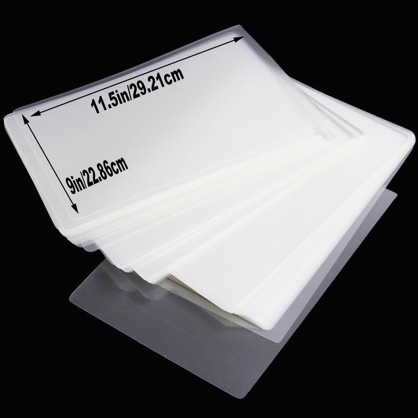 9 x 11.5 Inch Laminating Sheets, 200 Pack Clear Thermal Laminating Pouches for Thermal Laminator, 5 Mil Lamination Sheet Paper, Letter Size, HeatSeal