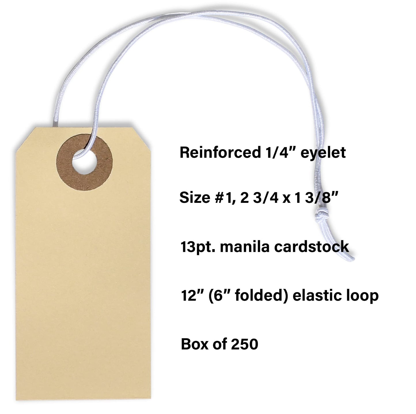 Manila Shipping Label Tags