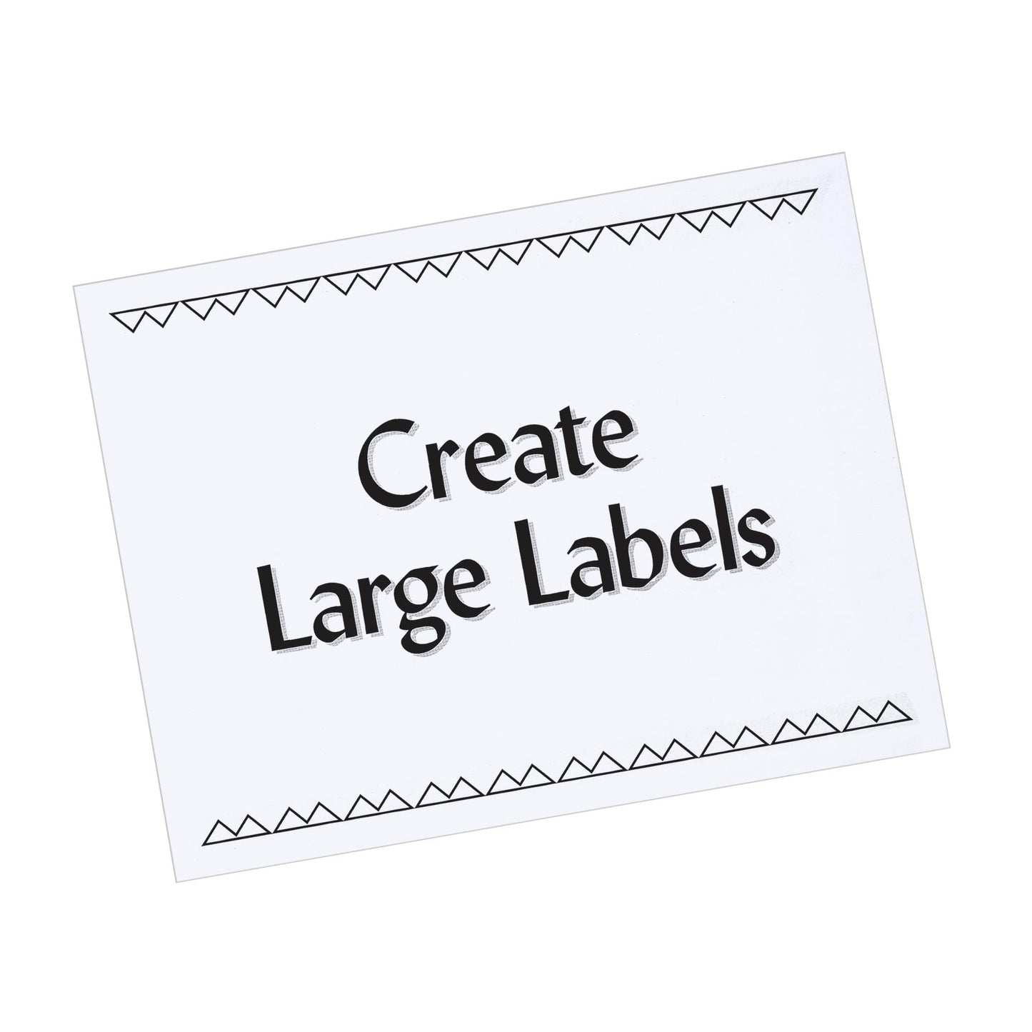 Pres-A-Ply Full Sheet Printable Labels, White, Box of 100 (30605) made In Canada for The Canadian Market, 8.5" x 11"
