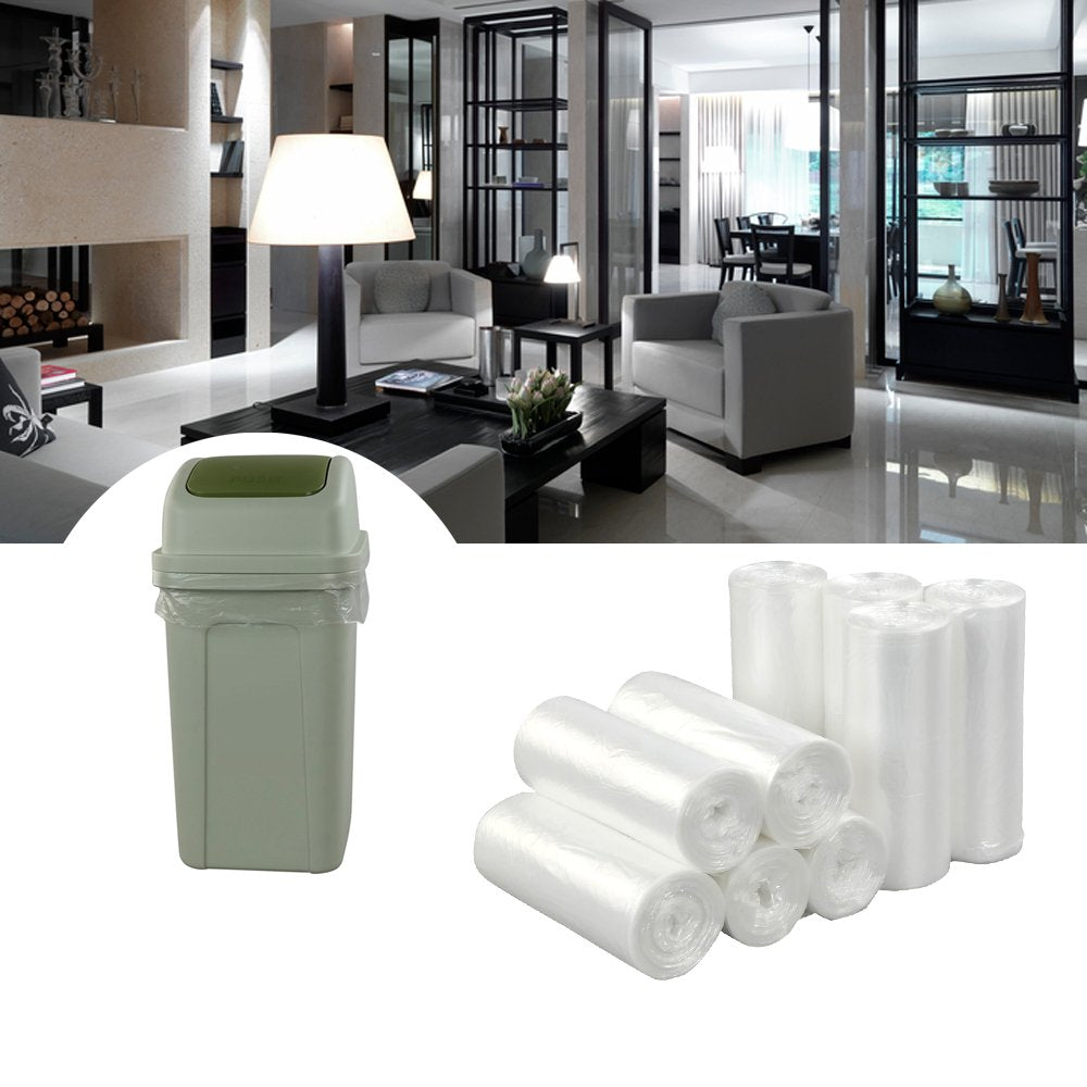 Vababa 225 Bags 13 Gallon Clear Tall Kitchen Trash Bags Garbage Bags