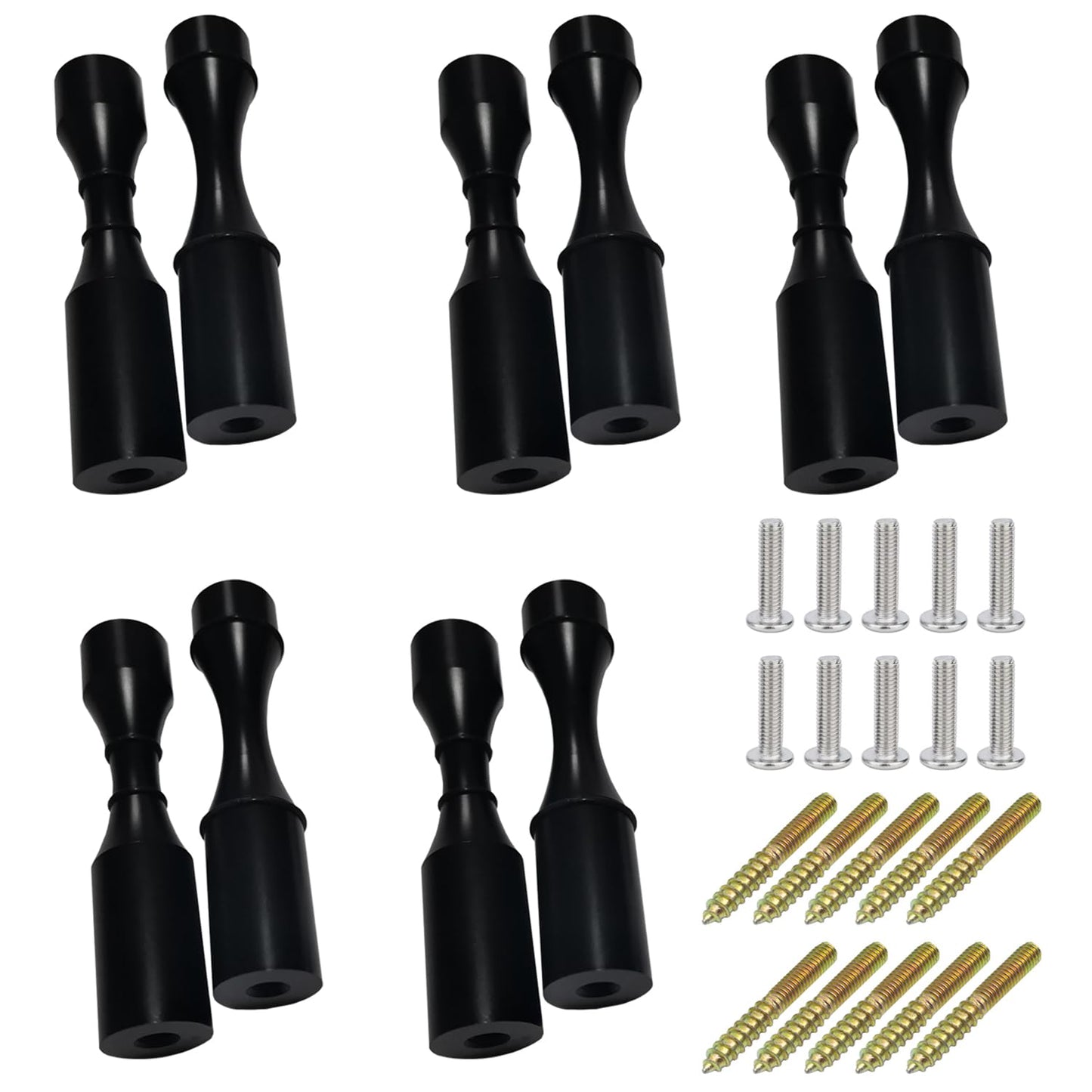 Wine Rack Wall Mounted 5 Bottle Matte Black Metal Vino Pins Single Display Pegs System for Wine Bottles