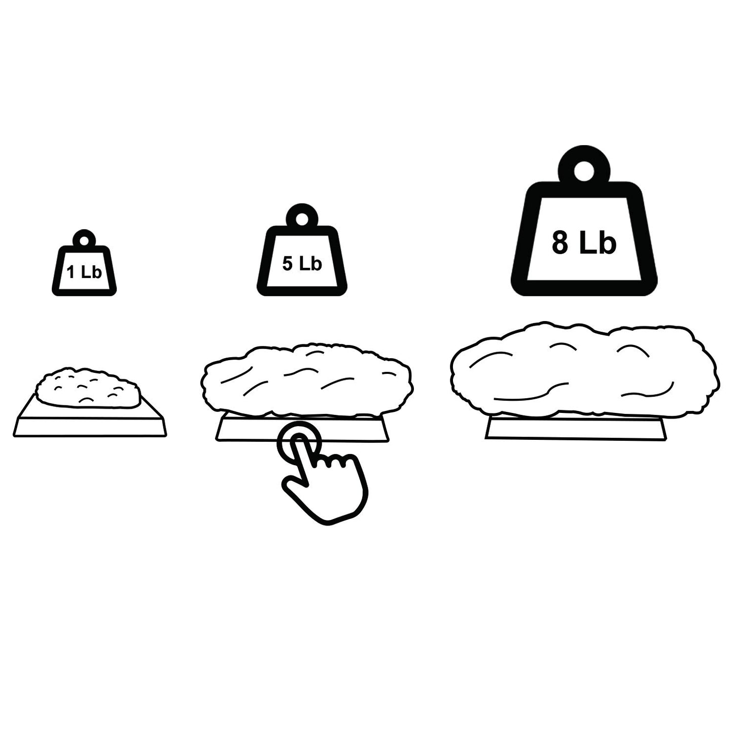 Authentic Human Body Fat Replica, Keep Fit & Weight Loss Motivation & Reminder, Human Fatty Tissue Demonstration Model for Nutritionist, Anatomical Science Course for Medical Student (5 lb)