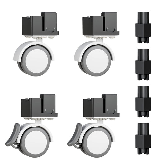 BUCATSTATE Cage 2.0 Universal Wheel & Stacking Accessories, Cage 2.0 Accessories That Support Moving and Stacking (Cage 2.0, Black)