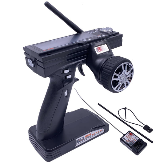 Alaohu FS-GT3B 3 Channels RC Transmitter and Receiver FS-GR3E 2.4GHz Flysky AFHDS Radio Control System for RC Car RC Boat
