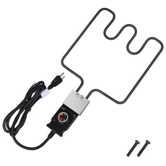 1500 Watt Heating Element for Masterbuilt Electric Smoker Parts Analog Control with Thermostat Power Cord Controller 30-inch Grill Replacement Accessories 20070210 MB20070210