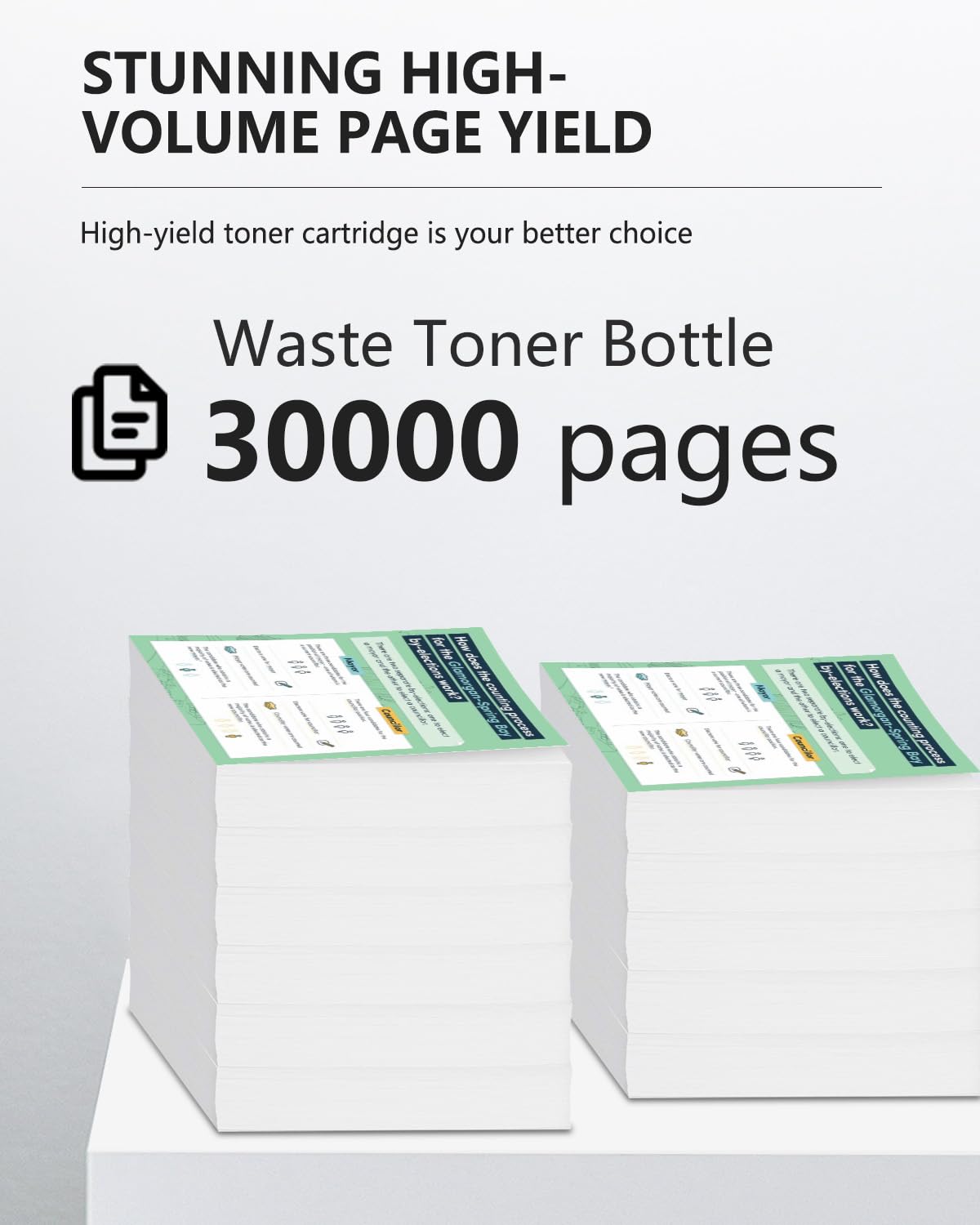 C310/C315 Waste Toner Bottle 1 Pack - 008R13325 Waste Toner Replacement for Xerox C310 C315 C410 C415 Printers