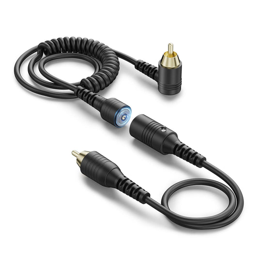 Magnetic Heated Shield Cord for Snowmobile Heated Helmet Cord,Replacement Snowmobile Accessories,Heated Visor Power Cord Indicator Light RCA
