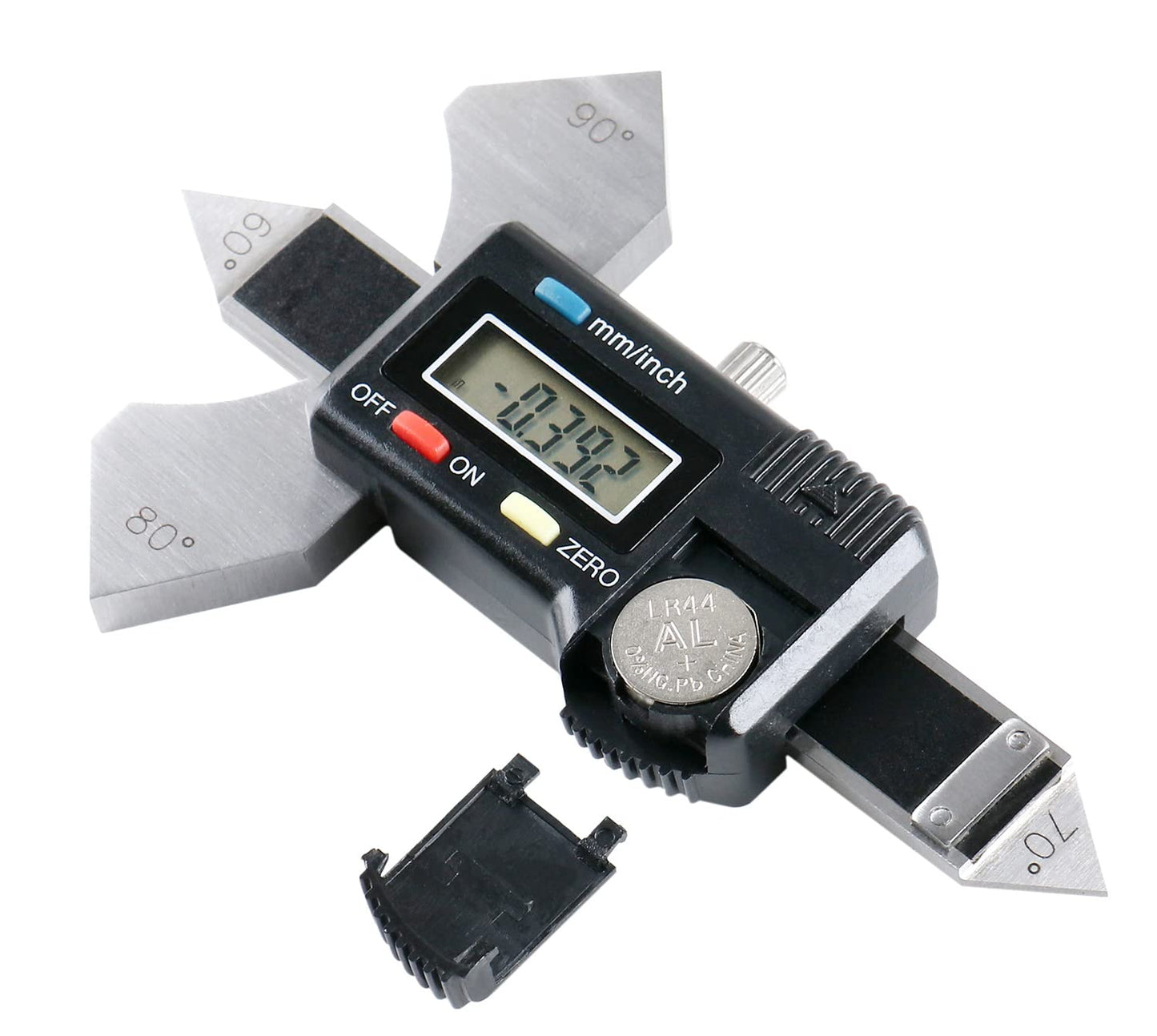 Accusize Industrial Tools 0-20 mm x 0.0001 mm Digital Welded Seam Caliper in Fitted Box, S906-C429