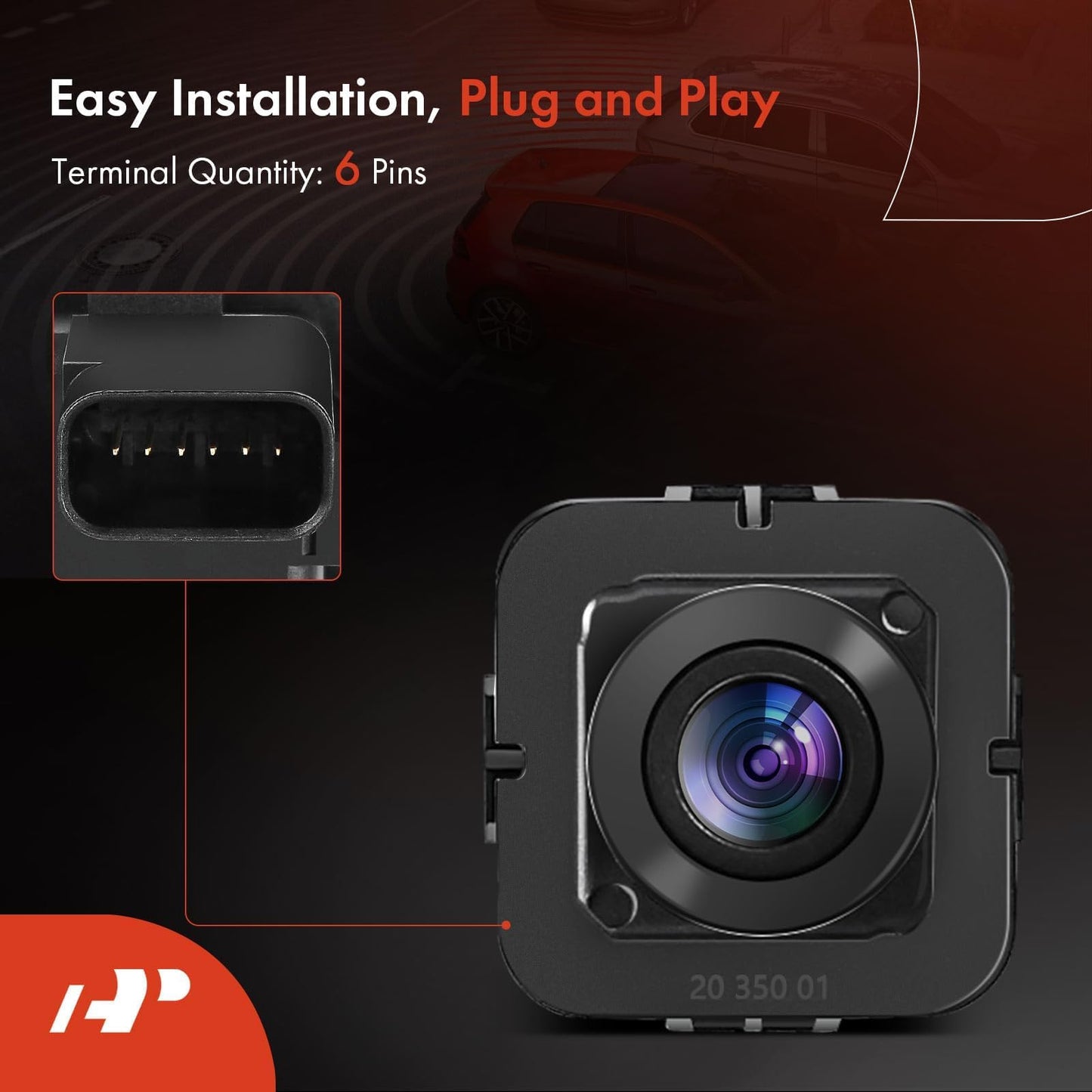 A-Premium Rear View Backup Camera - Compatible with Ford F150 (2012-2014), Lincoln Mark LT (2012-2014) - Replaces Part# BL3Z-19G490-B, CL3Z-19G490-B, CL3Z-19G490-C, CL3Z-19G490-D, EL3Z-19G490-D