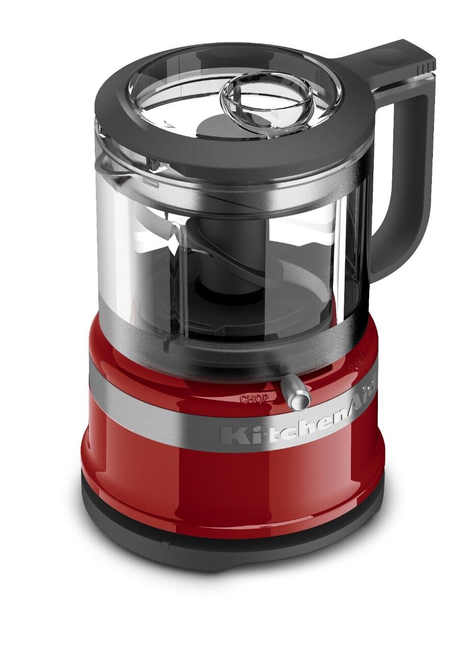 KitchenAid KFC3516ER 3.5 Cup Mini Food Processor, Empire Red