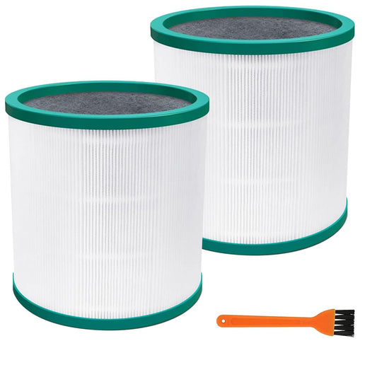 2 Pack Am11 True HEPA Replacement Filter,Tp01 Air purifier Compatible With Dyson Filter Replacement 360° HEPA and Activated Carbon TP02, TP03, BP01 Tower Air Purifier Compare to Part # 968126-03