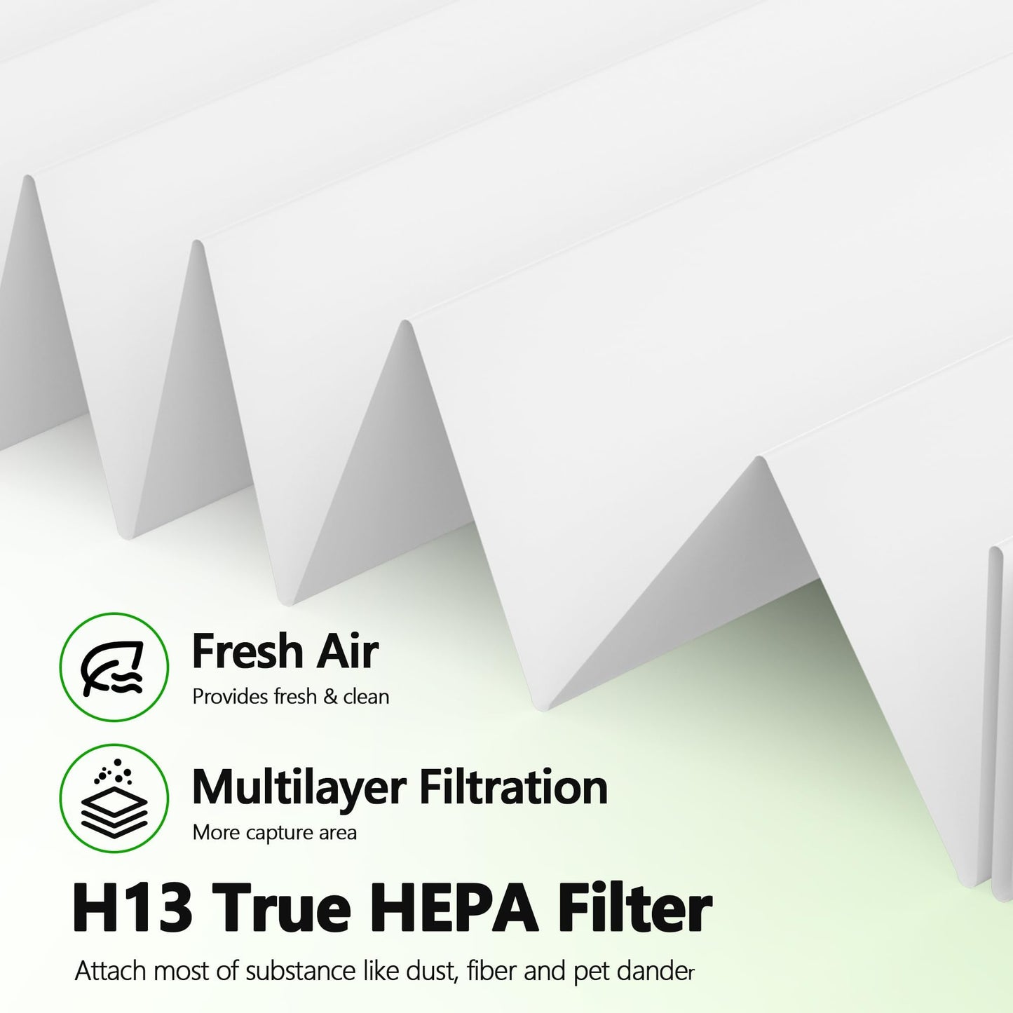 HPA100 Replacement Filters for Honeywell HPA100 Series Air Purifier, HPA094, HPA104, HPA105, HPA3100, HPA5100 Series, 2 HEPA R and 8 Carbon Pre-Filters A, Part No. HRF-ARVP100