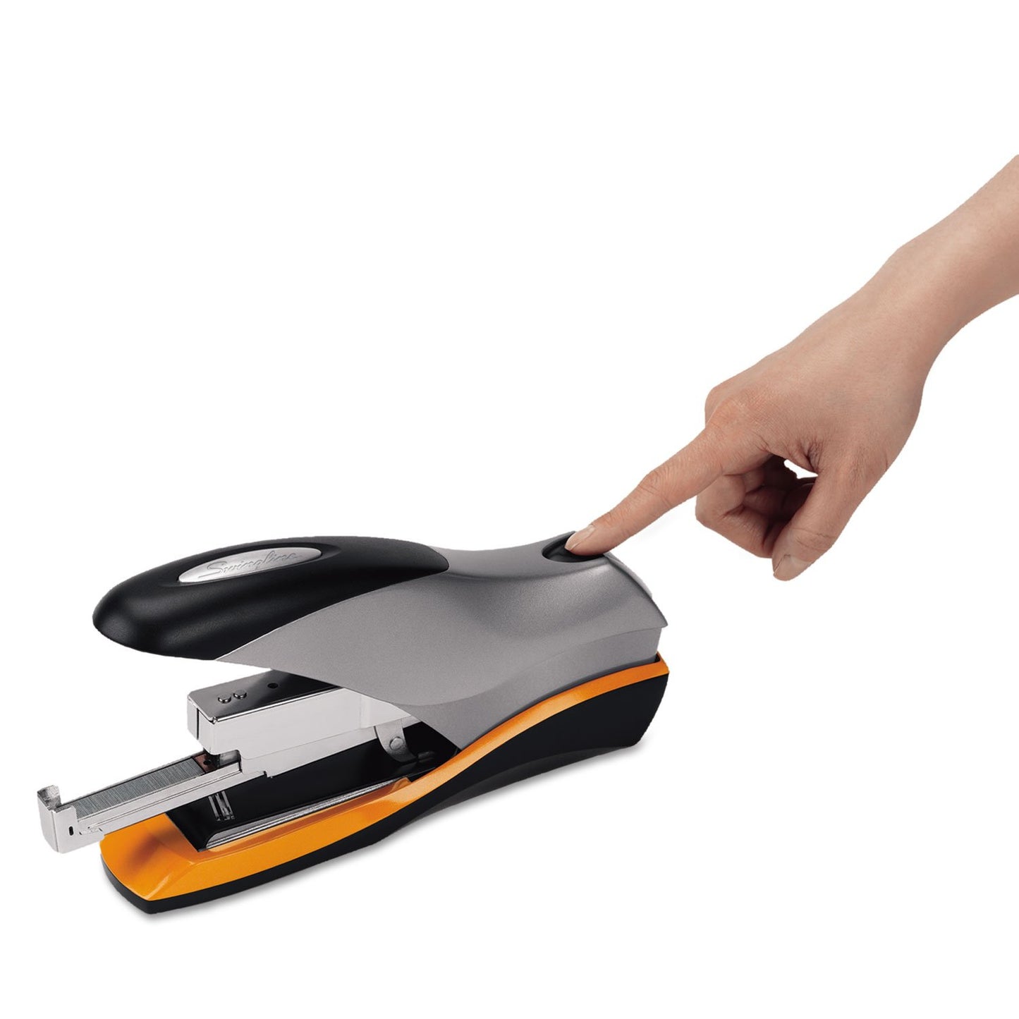 Swingline Optima 70 Desk Stapler, Reduced Effort, 70 Sheets, Silver (S7087875)