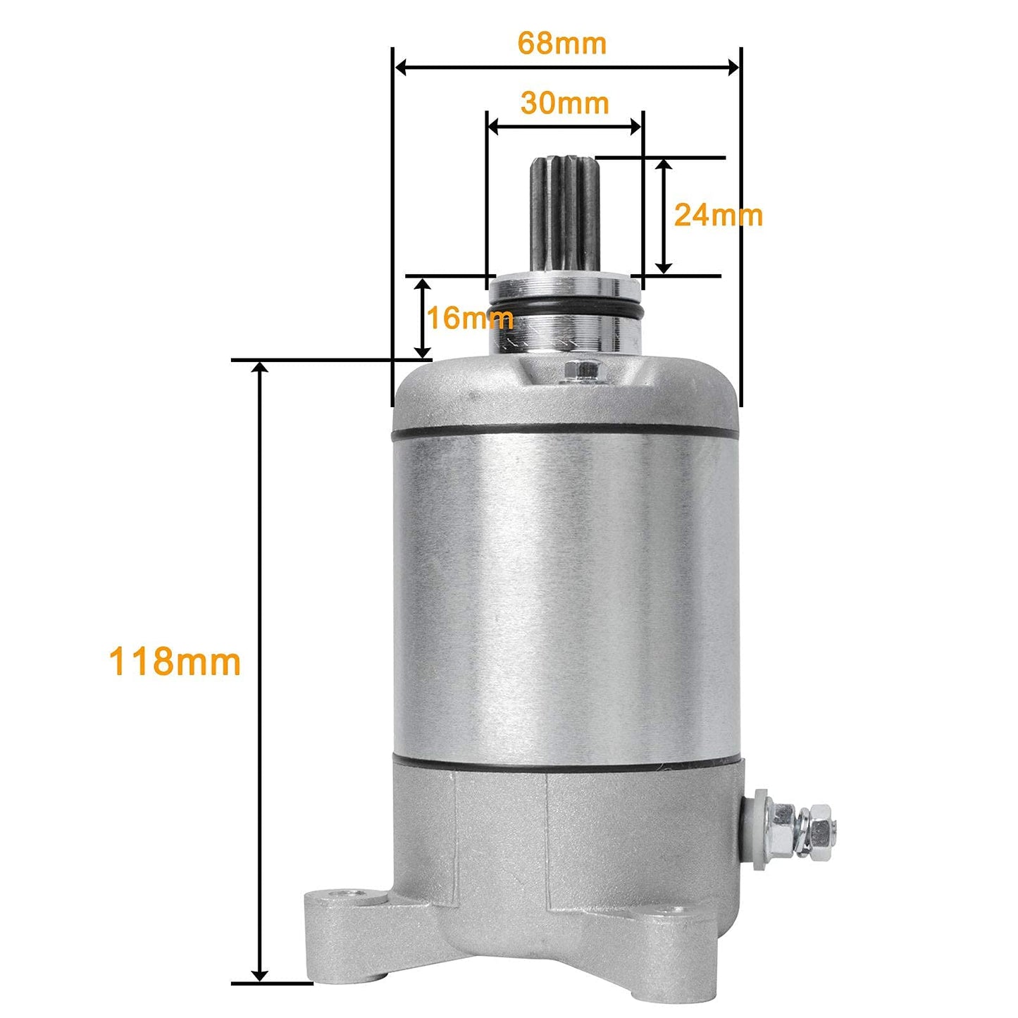 Starter Motor Replacement Compatible with Polaris Sportsman 500 1995-2014 Ranger Magnum Trail Blazer Trail Boss 335 400 425 450 ATVS 3090188 3084981 57-2688 18645N SMU0061