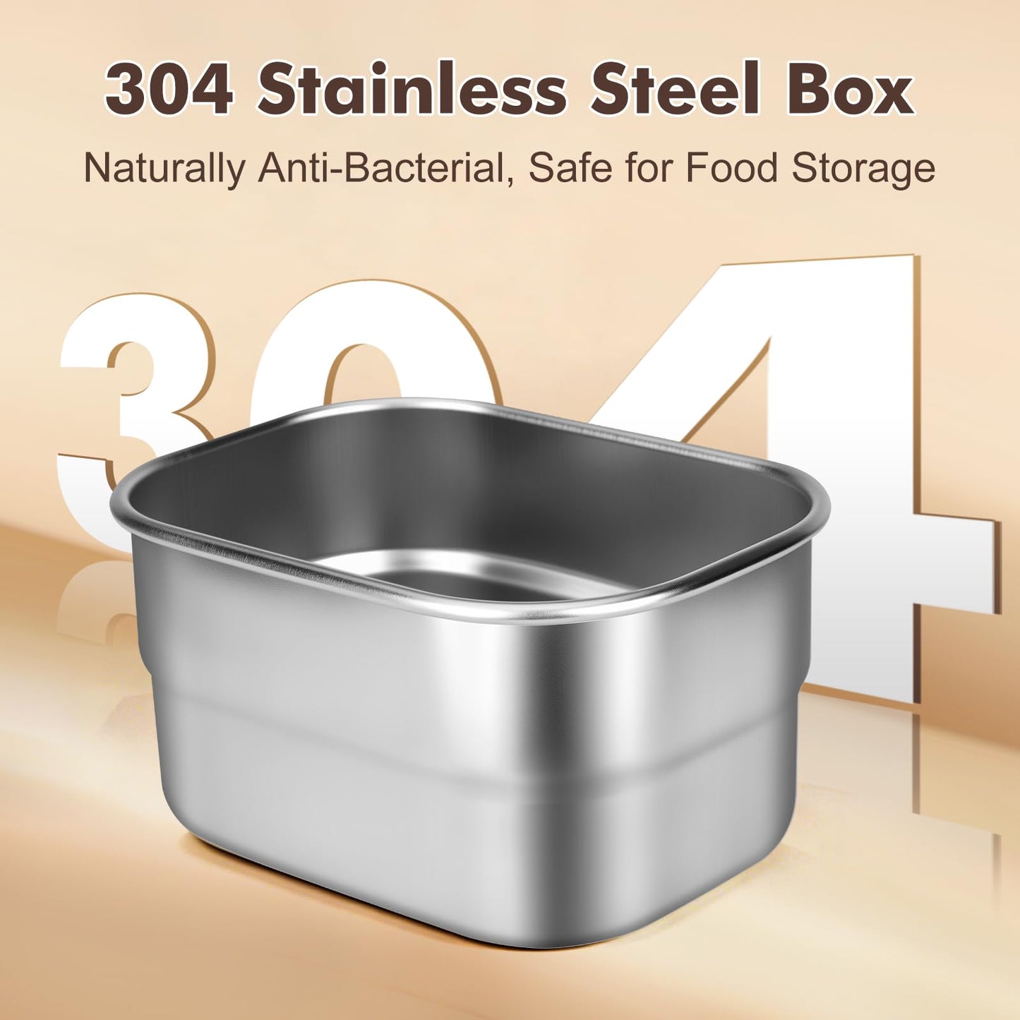Snackle Box Container with Handle - 8 Compartment Divided Serving stainless steel Tray with Lid - Crystal Clear Charcuterie Box for Travel, Parties, Movie Nights & Daily Snacks