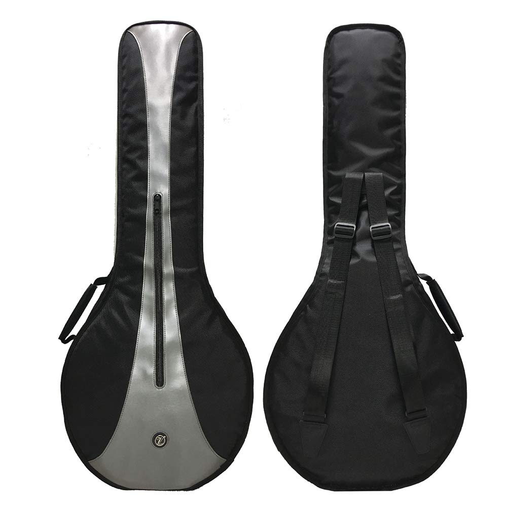 Banjo Gig Bag with 12mm Cotton Padded, 600D Water-Resistant Oxford Cloth,Banjo Case