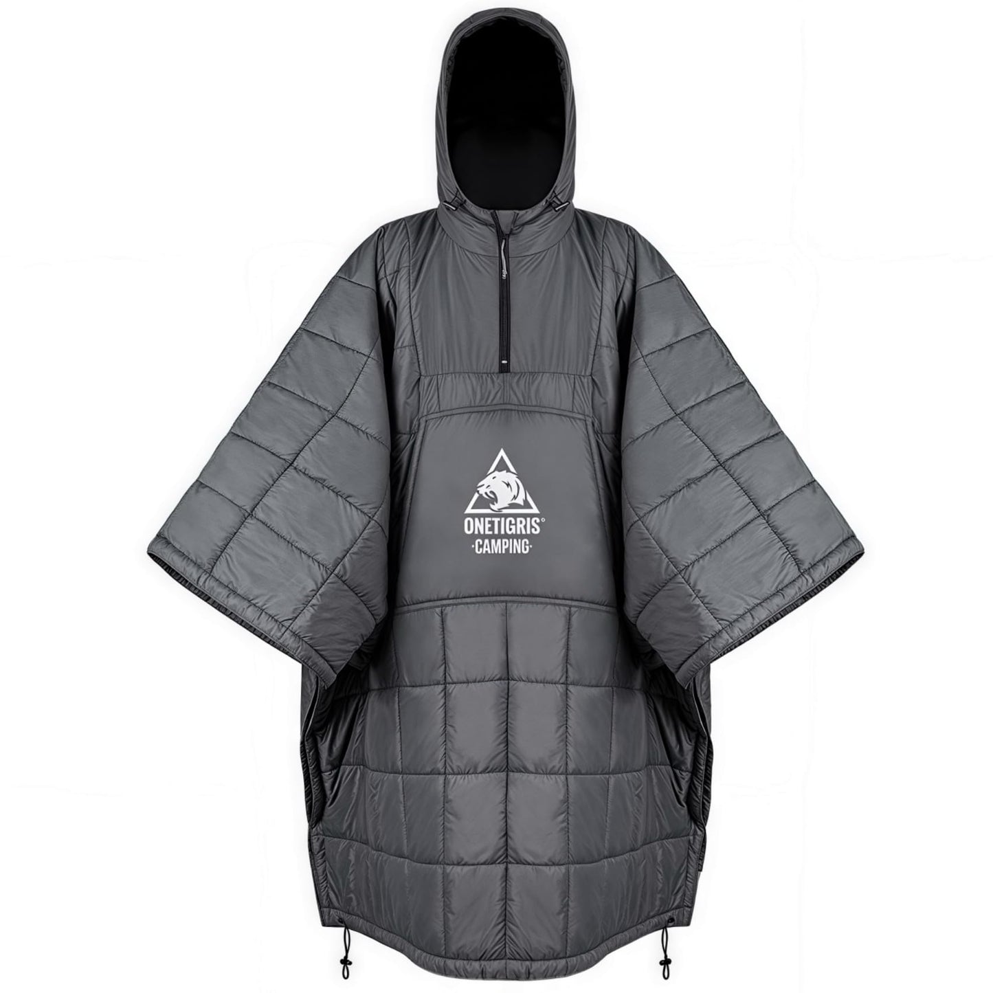 OneTigris Camping Blanket with Recycled 3M Thinsulate Insulation,Wearable Hoodie Blanket | Ultralight Water-Resistant Warm Camping Blanket for Outdoor, Hiking, Stadium