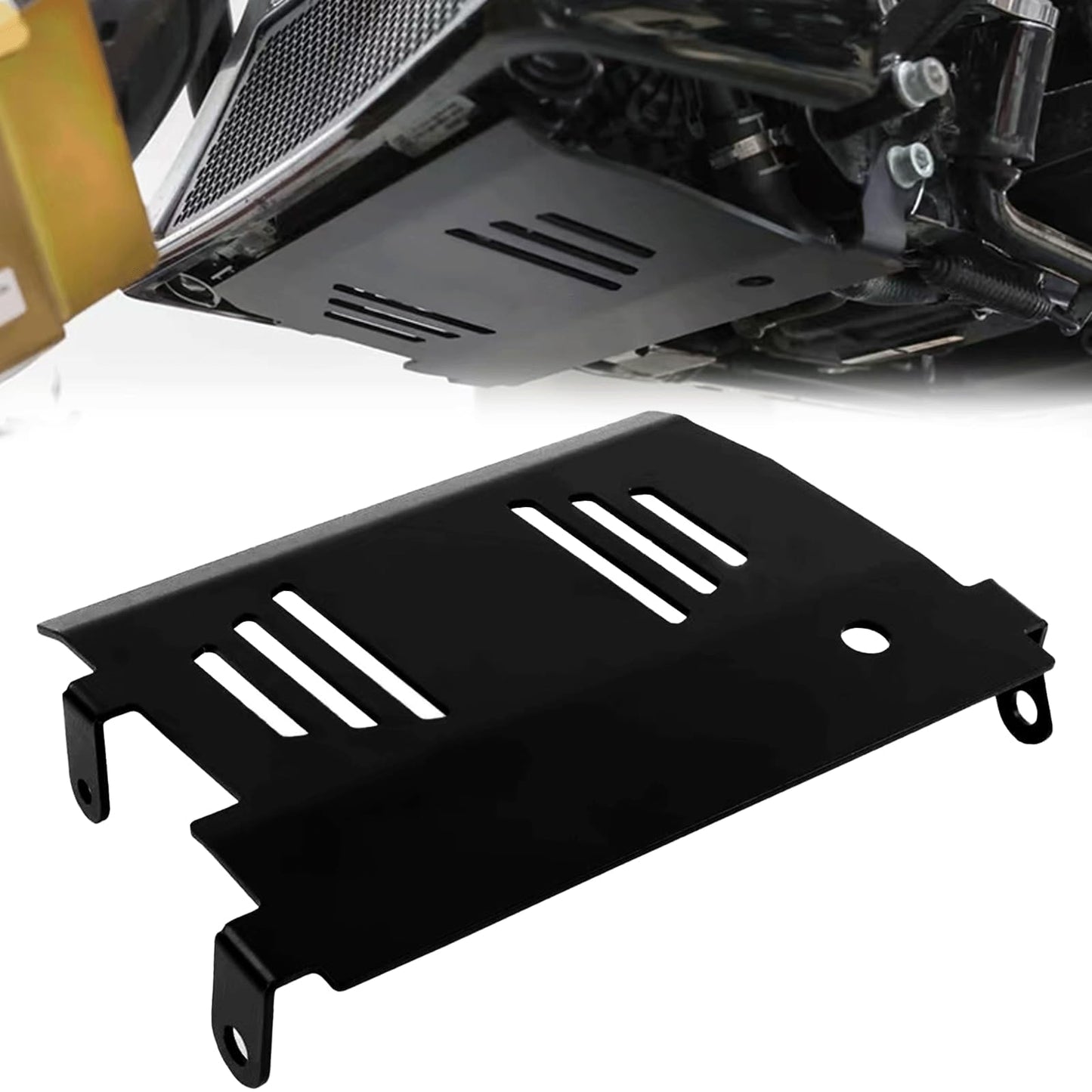 VPZMT Skid Plate Fit for Harley Touring Road Glide, CVO Road Glide, Street Glide, CVO Street Glide, Special FLHXSE Lower Engine Chassis Protection Guard 2024-UP