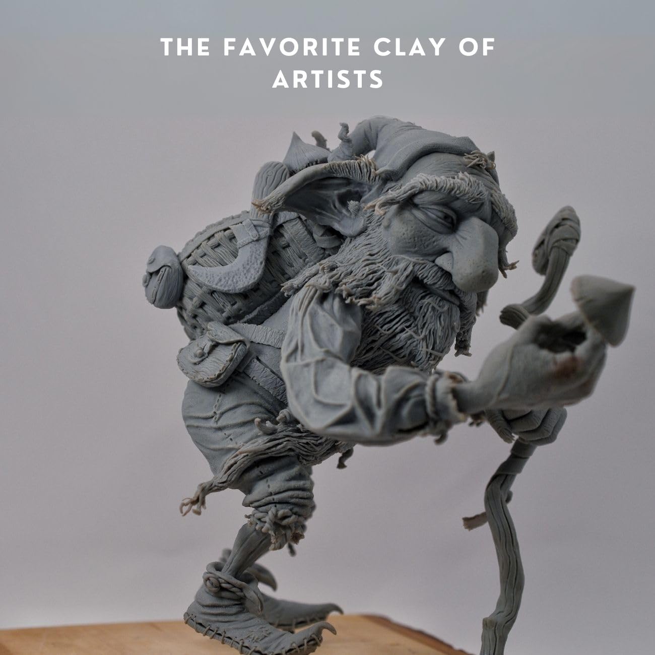 Andwing Cosclay Sculpt - Soft Gray - Flexible Polymer Clay (1lb)