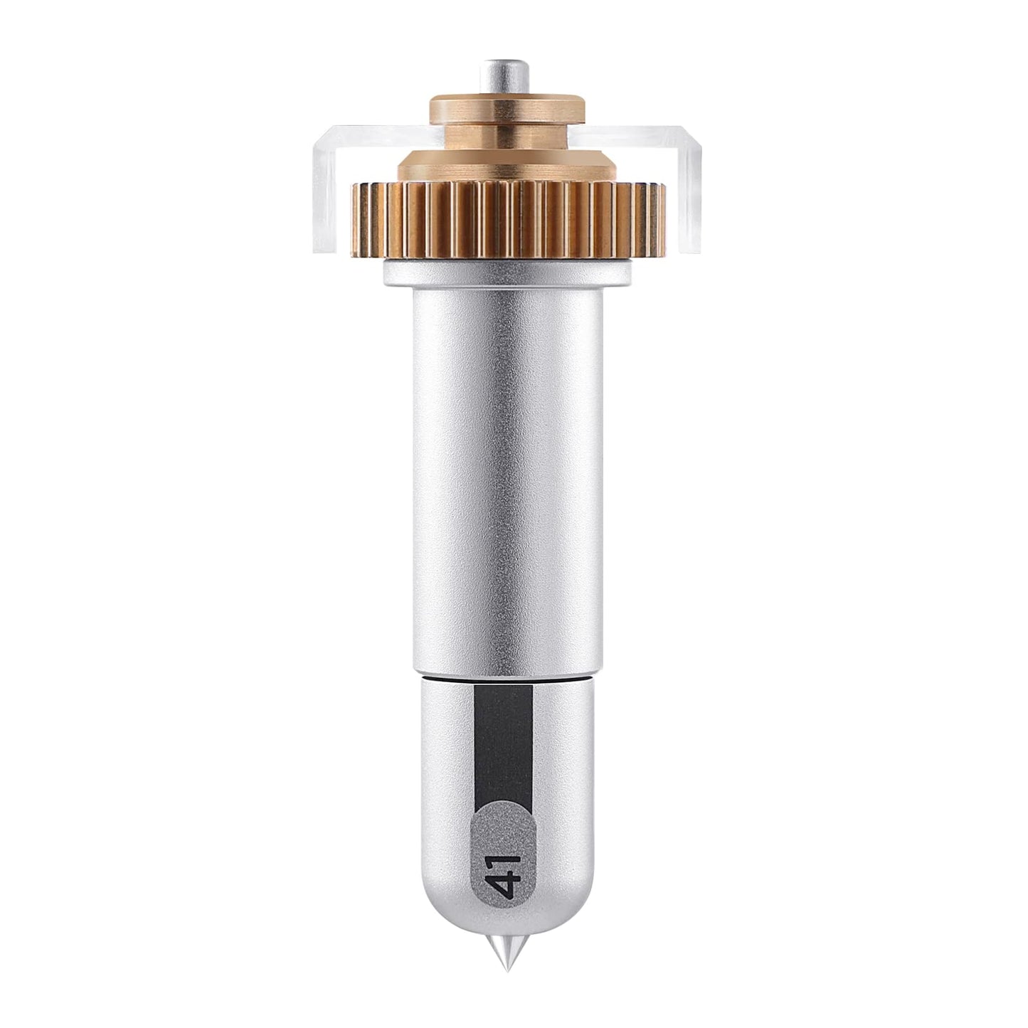 Engraving Tip + Drive Housing for Maker 4/3/Maker Cutting Machines - Premium Carbide Steel Engraving Tool for Flat, Soft Metals, Leather, Acrylic, Plastic, Anodized or Sublimated Aluminum etc.