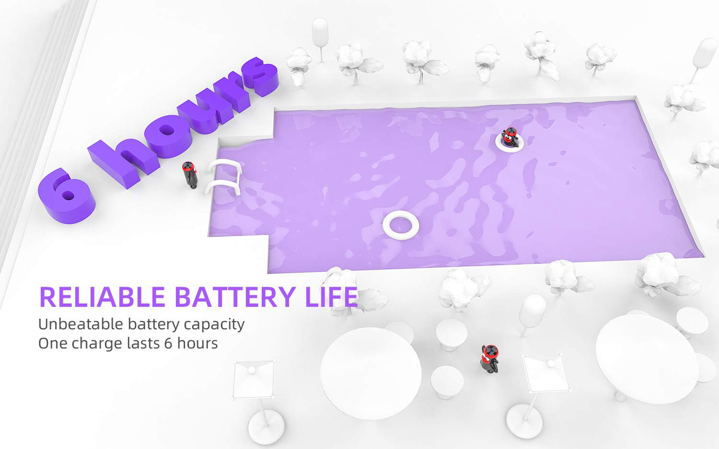 17.9" Portable DVD Player with 15.6" Large HD Screen, 6 Hours Rechargeable Battery, Support USB/SD Card/Sync TV and Multiple Disc Formats, High Volume Speaker,Black