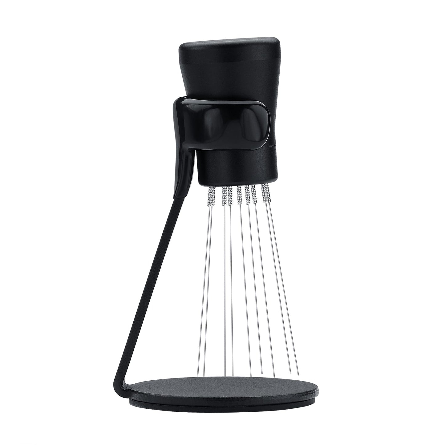 Normcore WDT Distribution Tool V2.1 with Stand - 0.23mm 8 Prong Espresso Distribution Tool - Magnetic Coffee Stirrer with 16 Extra Needles